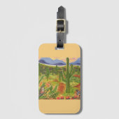 Zuidwestelijke Kunst Bagagelabel (Voorkant (verticaal))