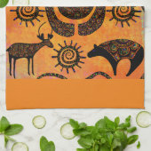 Zuidwestelijke Kunst Theedoek (Gevouwen)