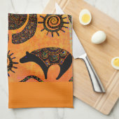 Zuidwestelijke Kunst Theedoek (Quarter Fold)