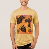 Zuidwestelijke Kunst Tri-Blend Shirt (Voorkant)