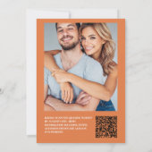 Zuidwestelijke Land Ranch Westerne Bruiloft QR Cod Kaart (Achterkant)