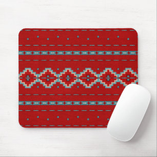 Zuidwestelijke Mesa's Rood en Turkoois Muismat