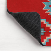 Zuidwestelijke Mesa's Rood en Turkoois Muismat (Hoek)