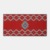Zuidwestelijke Mesa's Rood & Turkoois Bureaumat (Voorkant)