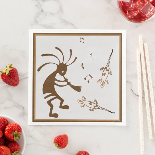 Zuidwestelijke Muziekwoestijn Kokopelli Napkins Servet (Insitu)