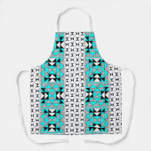 Zuidwestelijke noordelijke bergen in Turquoise Schort (Voorkant)