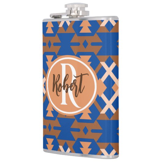 Zuidwestelijke Oasis Aztec geometrisch Heupfles (Links)