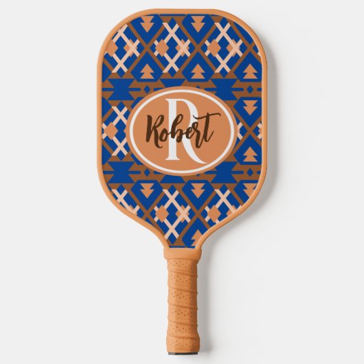 Zuidwestelijke Oasis Aztec geometrisch Pickleball Paddle (Voorkant)