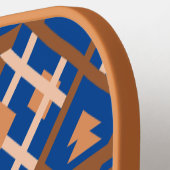 Zuidwestelijke Oasis Aztec geometrisch Pickleball Paddle (Links Detail)