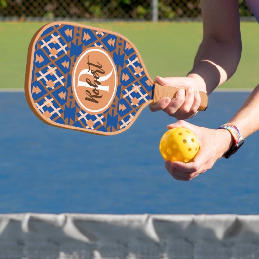Zuidwestelijke Oasis Aztec geometrisch Pickleball Paddle (Insitu)