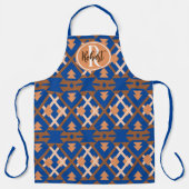 Zuidwestelijke Oasis Aztec geometrisch Schort (Voorkant)