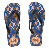 Zuidwestelijke Oasis Aztec geometrisch Teenslippers (Voetbed)