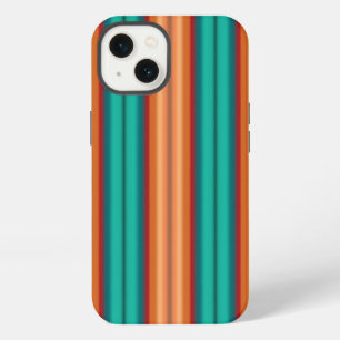 Zuidwestelijke Oranje Rode Turquoise Regenboog Str iPhone 13 Hoesje
