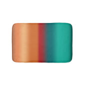 Zuidwestelijke Oranje Rode Turquoise Regenboogstri Badmat (Voorkant)