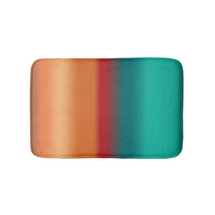 Zuidwestelijke Oranje Rode Turquoise Regenboogstri Badmat