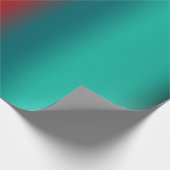 Zuidwestelijke Oranje Rode Turquoise Regenboogstri Cadeaupapier (Hoek)