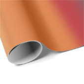 Zuidwestelijke Oranje Rode Turquoise Regenboogstri Cadeaupapier (Rol Hoek)