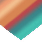 Zuidwestelijke Oranje Rode Turquoise Regenboogstri Korte Tafelloper (Hoek)