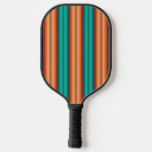 Zuidwestelijke Oranje Rode Turquoise Regenboogstri Pickleball Paddle (Achterkant)
