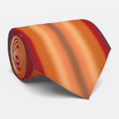 Zuidwestelijke Oranje Rode Turquoise Regenboogstri Stropdas (Opgerold)