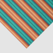 Zuidwestelijke Oranje Rode Turquoise Regenboogstri Tissuepapier (Detail)