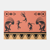 Zuidwestelijke Partij Dancing Kokopelli Doormat Deurmat (Voorkant)