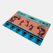 Zuidwestelijke Partij Dancing Kokopelli Doormat Deurmat (Schuin)