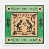 Zuidwestelijke partij Kokopelli Napkins Servet (Voorkant)