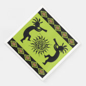 Zuidwestelijke partij Kokopelli Napkins Servet (Hoek)
