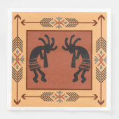 Zuidwestelijke partij Kokopelli Napkins Servet (Voorkant)