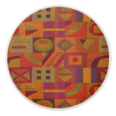 Zuidwestelijke patroon keramische knop (Voorkant)