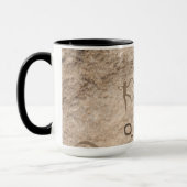 Zuidwestelijke Petroglyfen Aangepaste Stam/Naam Mok (Links)