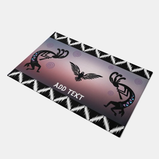 Zuidwestelijke Phoenix Kokopelli Doormat Deurmat (Schuin)