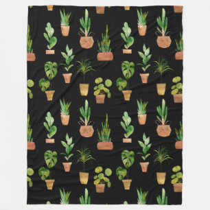 Zuidwestelijke Planten Fleece Deken
