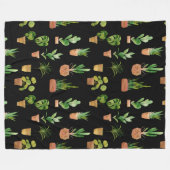 Zuidwestelijke Planten Fleece Deken (Voorkant (Horizontaal))