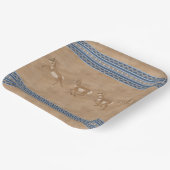 Zuidwestelijke Pronghorn Antelope Herder Geometris Papieren Bordje (Gebogen)