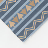 Zuidwestelijke Pronghorn Antelopes Blauw randmediu Fleece Deken (Hoek)