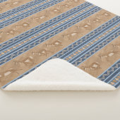 Zuidwestelijke Pronghorn Antelopes Blauw randmediu Sherpa Deken (3/4)