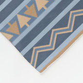 Zuidwestelijke Pronghorn Antelopes Blauwe Rand Gro Fleece Deken (Hoek)