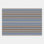 Zuidwestelijke Pronghorn Antelopes geometrisch pat Inpakpapier Vel (Voorkant 3)