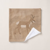 Zuidwestelijke Pronghorns Wandelen Antelope Blue B Bad Handdoek (Wasdoekje)
