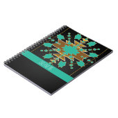 Zuidwestelijke Ranch Turquoise notitieboek Journal (Linkerzijde)