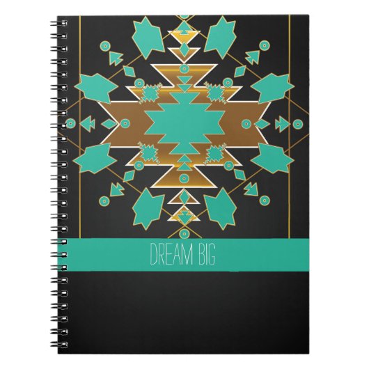 Zuidwestelijke Ranch Turquoise notitieboek Journal (Voorkant)
