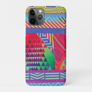 zuidwestelijke randen en driehoeken collage Case-Mate iPhone case