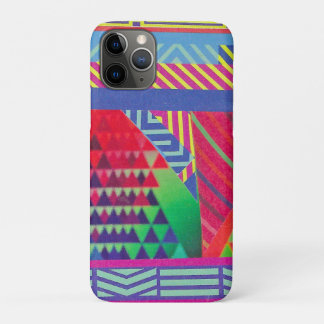 zuidwestelijke randen en driehoeken collage Case-Mate iPhone case