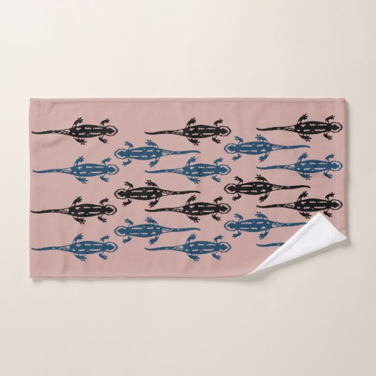 Zuidwestelijke Reptielen Salamander Lizard Handdoe Bad Handdoek (Handdoek)