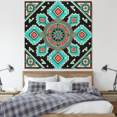 Zuidwestelijke Richtingen Canvas Afdruk (Insitu (Slaapkamer))