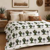 Zuidwestelijke Route 66 Kerst Cozy Decor Fleece Deken