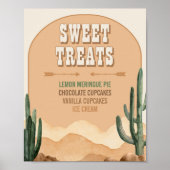 Zuidwestelijke rustieke woestijn cactus snoep & de poster (Voorkant)