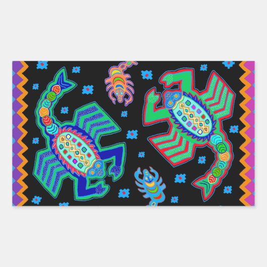 Zuidwestelijke Scorpions op mijn muur Rechthoekige Sticker (Voorkant)